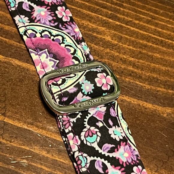 Vera Bradley Signature Cotton Hipster Crossbody Bag Purple Geometric Boho Hippie - Picture 4 of 5